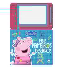 Livro Lousa magnética Peppa Pig - Meus primeiros desenhos Livro Lousa magnética Peppa Pig - Meus primeiros desenhos
