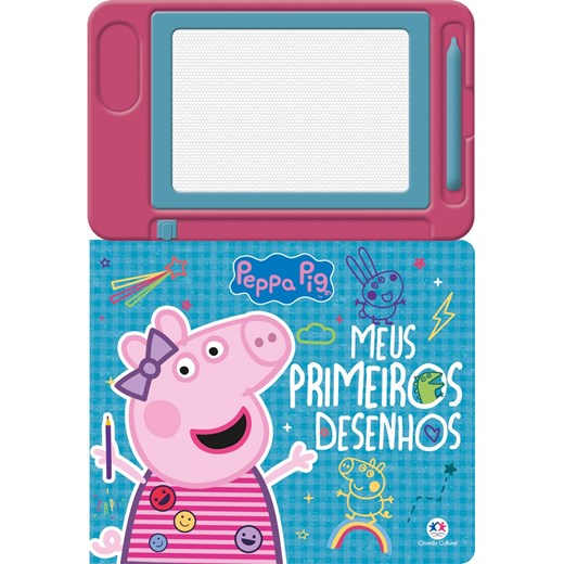 Livro Lousa magnética Peppa Pig - Meus primeiros desenhos