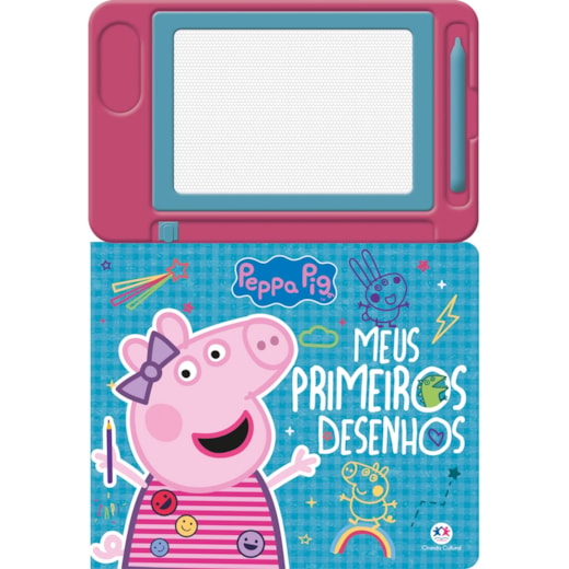 Livro Lousa magnética Peppa Pig - Meus primeiros desenhos - Ciranda Cultural