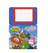 Livro Lousa magnética Super Wings - Desenhando pelo mundo