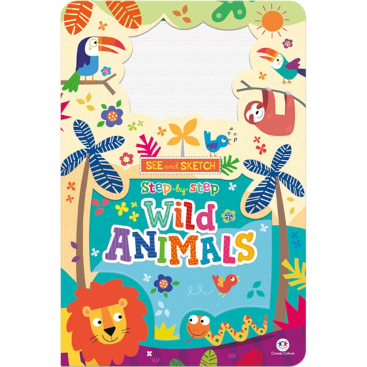 Livro Lousa magnética Wild animals