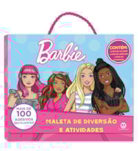 Livro Maleta Barbie - Maleta Diversão e Adesivos