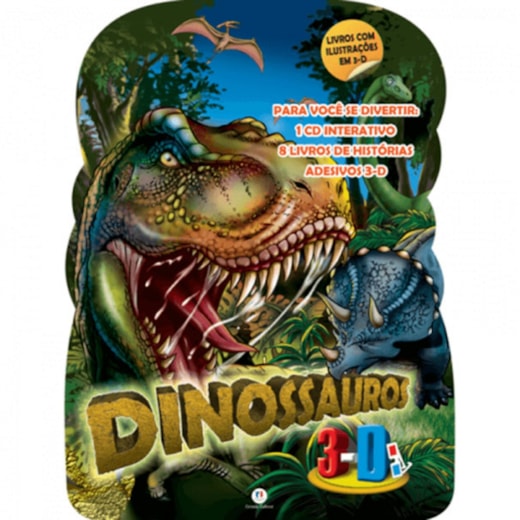 Livro Maleta Dinossauros 3D