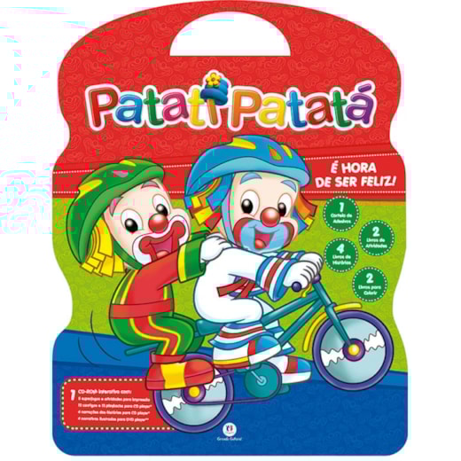 Livro Maleta Patati Patatá - É hora de ser feliz