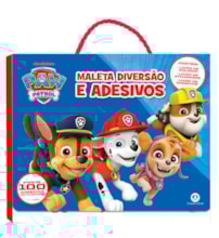 Livro Maleta Patrulha Canina - Maleta Diversão e Adesivos