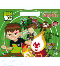 Livro Megabloco Ben 10 - Hora de virar herói!