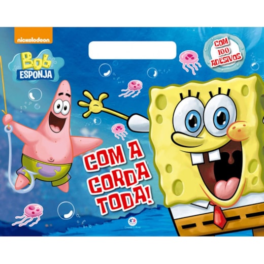 Livro Megabloco Bob Esponja - Com a corda toda!