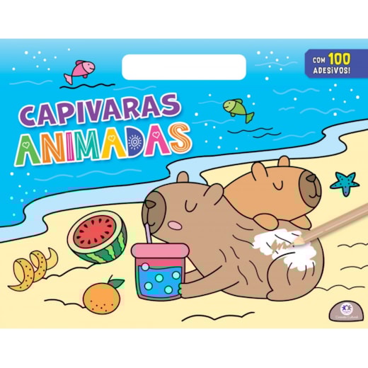 Livro Megabloco Capivaras animadas