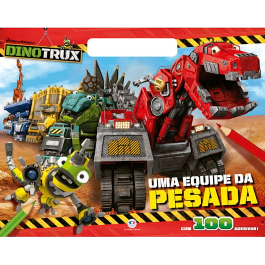 Livro Megabloco Dinotrux - Uma equipe da pesada