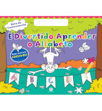 Livro Megabloco É divertido aprender o alfabeto Livro Megabloco É divertido aprender o alfabeto