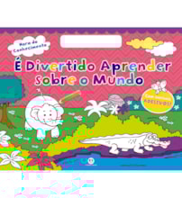 Livro Megabloco É divertido aprender sobre o mundo