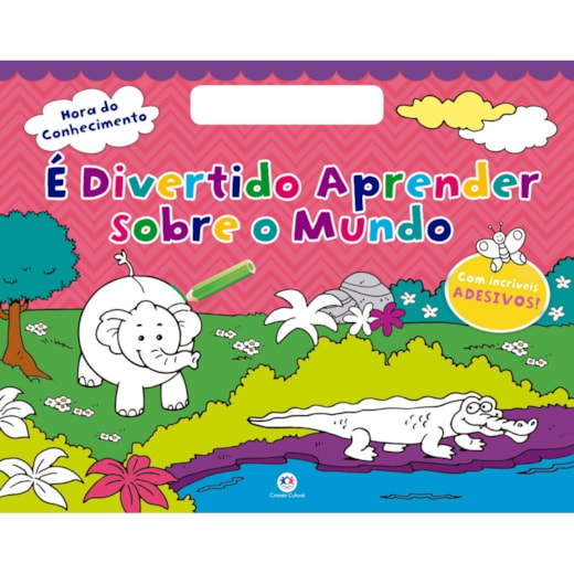 Livro Megabloco É divertido aprender sobre o mundo