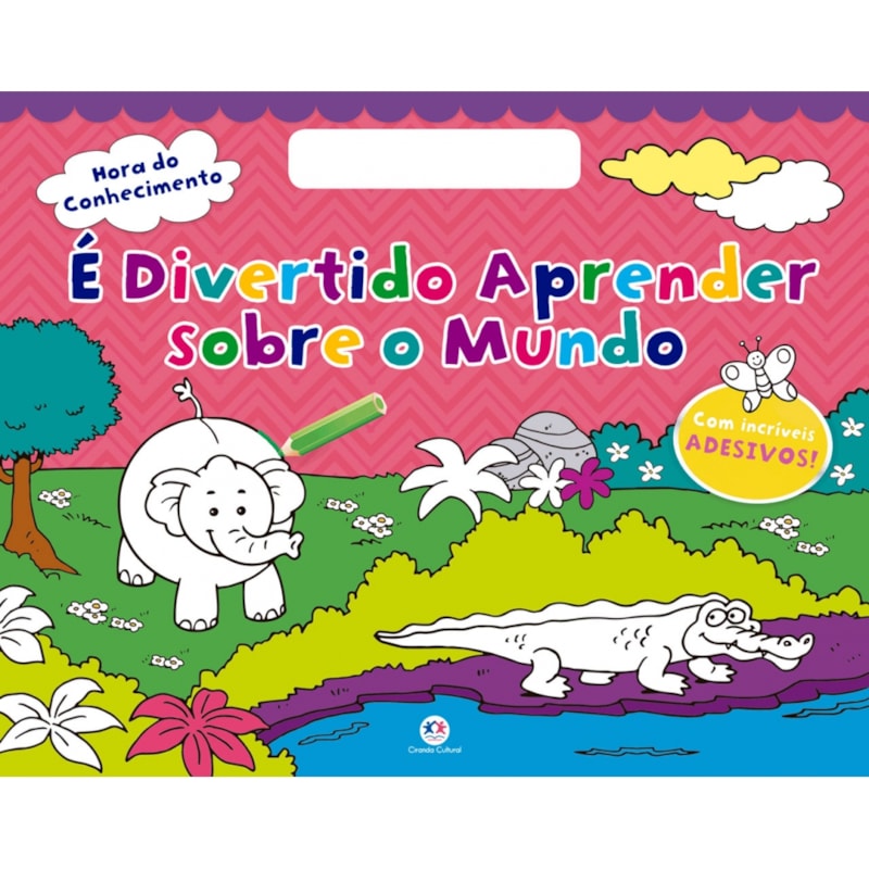 Livro Megabloco É divertido aprender sobre o mundo - Ciranda Cultural
