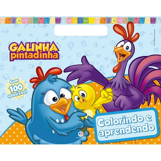 Livro Galinha Pintadinha Meu Livrão de Colorir 1 Unidade