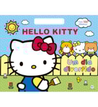 Livro Megabloco Hello Kitty - Um dia divertido