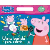 Produto Livro Megabloco Peppa Pig - Uma banda para colorir