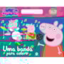 Livro Megabloco Peppa Pig - Uma banda para colorir