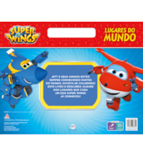 Livro Megabloco Super Wings - Lugares do mundo