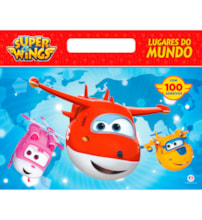 Livro Megabloco Super Wings - Lugares do mundo