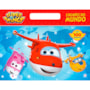 Livro Megabloco Super Wings - Lugares do mundo