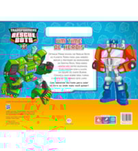 Livro Megabloco Transformers - Um time de heróis Livro Megabloco Transformers - Um time de heróis