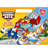 Livro Megabloco Transformers - Um time de heróis Livro Megabloco Transformers - Um time de heróis