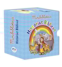 Livro Minibiblioteca Histórias bíblicas - Minibiblioteca Livro Minibiblioteca Histórias bíblicas - Minibiblioteca