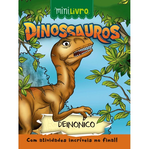 Livro Minilivro Dinossauros - Deinonico