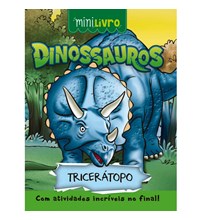 Livro Minilivro Dinossauros - Tricerátopo