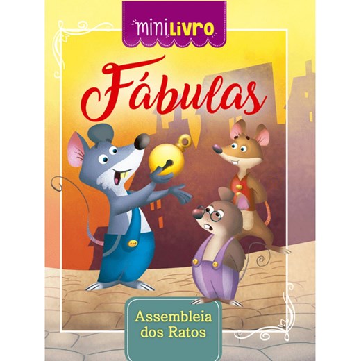 Livro Minilivro Fábulas - Assembleia dos ratos