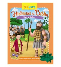Livro Minilivro Histórias da Bíblia - Davi e Golias