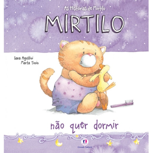 Livro Mirtilo não quer dormir