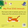 Livro My first zoo animals