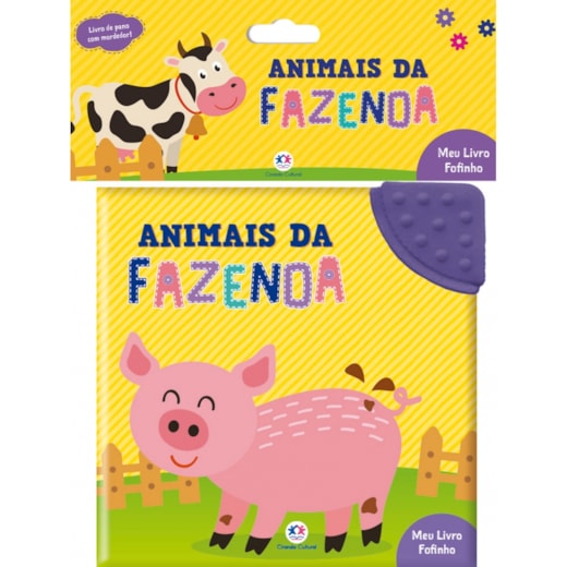 Livro Pano Animais da fazenda