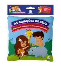 Livro Pano As criações de Deus - Meu livro de pano
