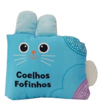 Livro Pano Coelhos fofinhos Livro Pano Coelhos fofinhos