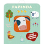 Livro Pano Fazenda - Livro sensorial de pano para bebês