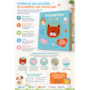 Livro Pano Filhotes - Livro sensorial de pano para bebês