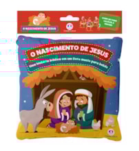 Livro Pano O nascimento de Jesus - Meu livro de pano