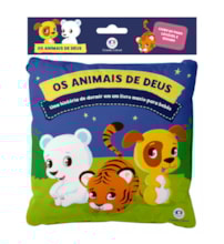 Livro Pano Os animais de Deus - Meu livro de pano