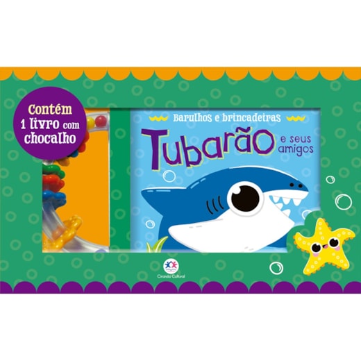 Livro Pano Splashy Shark