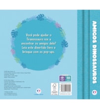 Livro Pop-up Amigos dinossauros