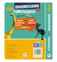 Livro Pop-up Braquiossauro versus Compsognato