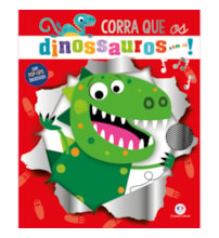 Livro Pop-up Corra que os dinossauros vêm aí!