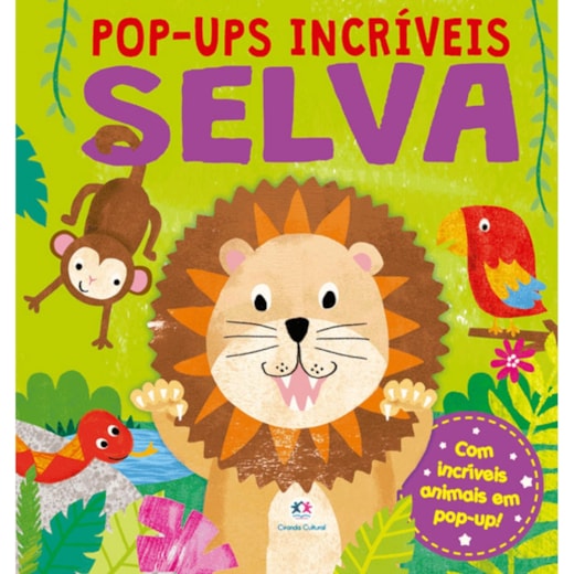 Livro Pop-up Mega pop-up - jungle