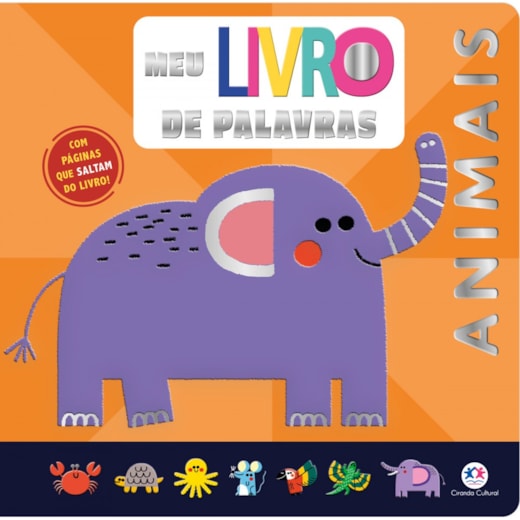 Livro Pop-up Meu Livro de Palavras - Animais