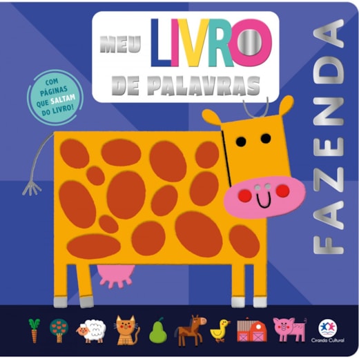 Livro Pop-up Meu Livro de Palavras - Fazenda