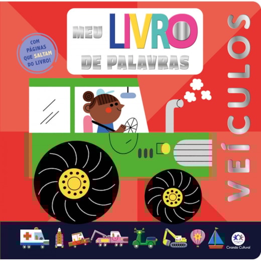Livro Pop-up Meu Livro de Palavras - Veículos