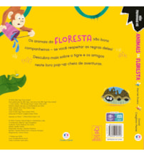 Livro Pop-up Não provoque os animais da floresta