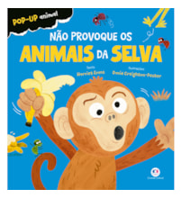 Livro Pop-up Não provoque os animais da selva